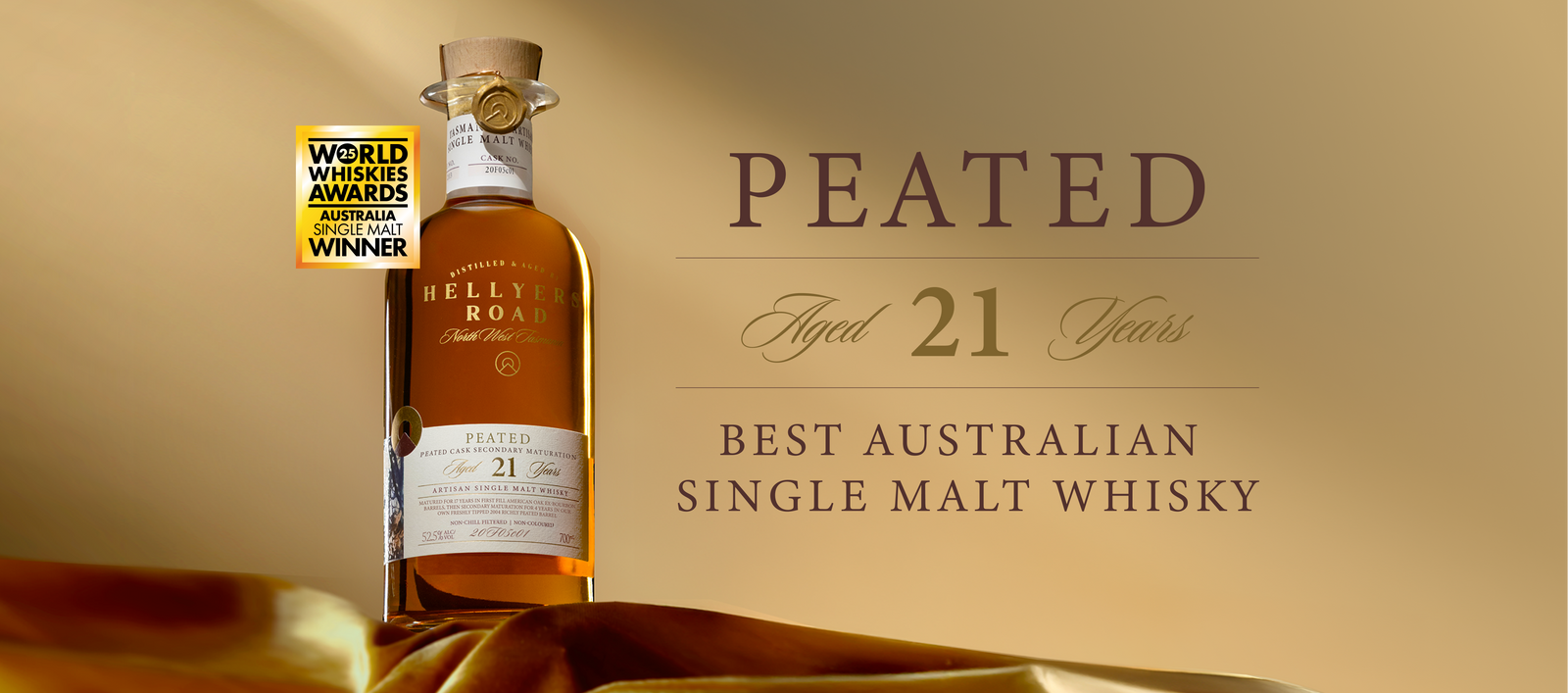 21 Year Old Peated Cask Finish Wins “Best Australian Single Malt” at World Whiskies Awards 2025