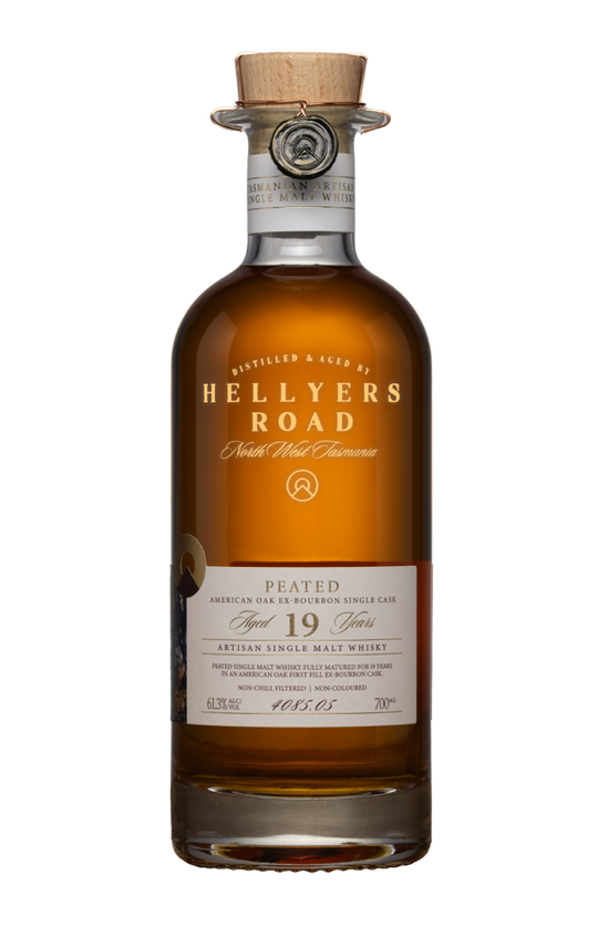Peated 19 Year Old Tasmanian Single Malt Whisky