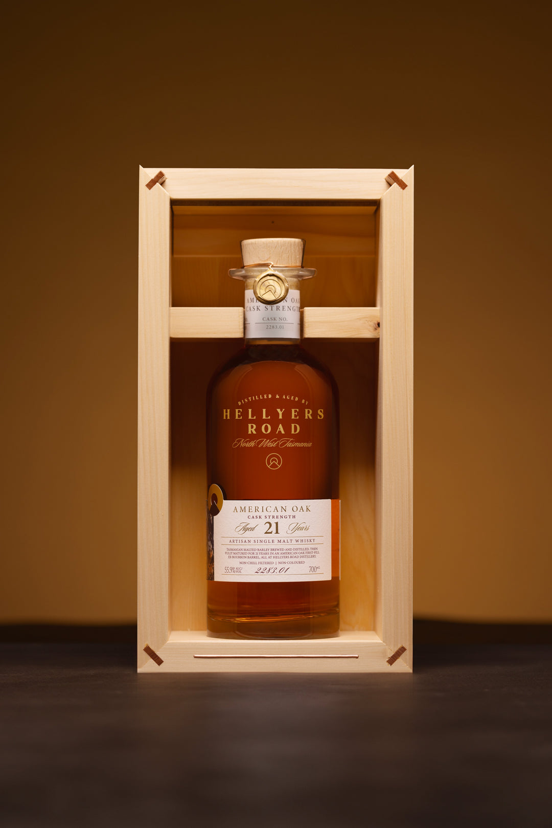American Oak 21 Year Old Tasmanian Single Malt Whisky
