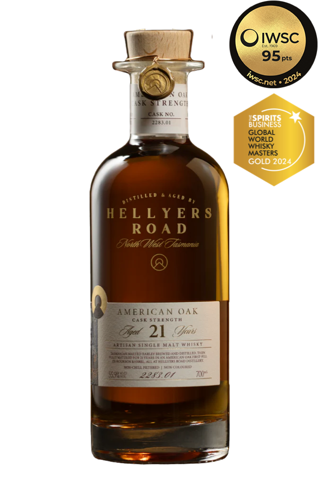 American Oak 21 Year Old Tasmanian Single Malt Whisky