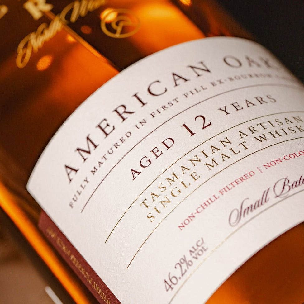 Hellyers Road Distillery-12 Year Old American Oak Small Batch