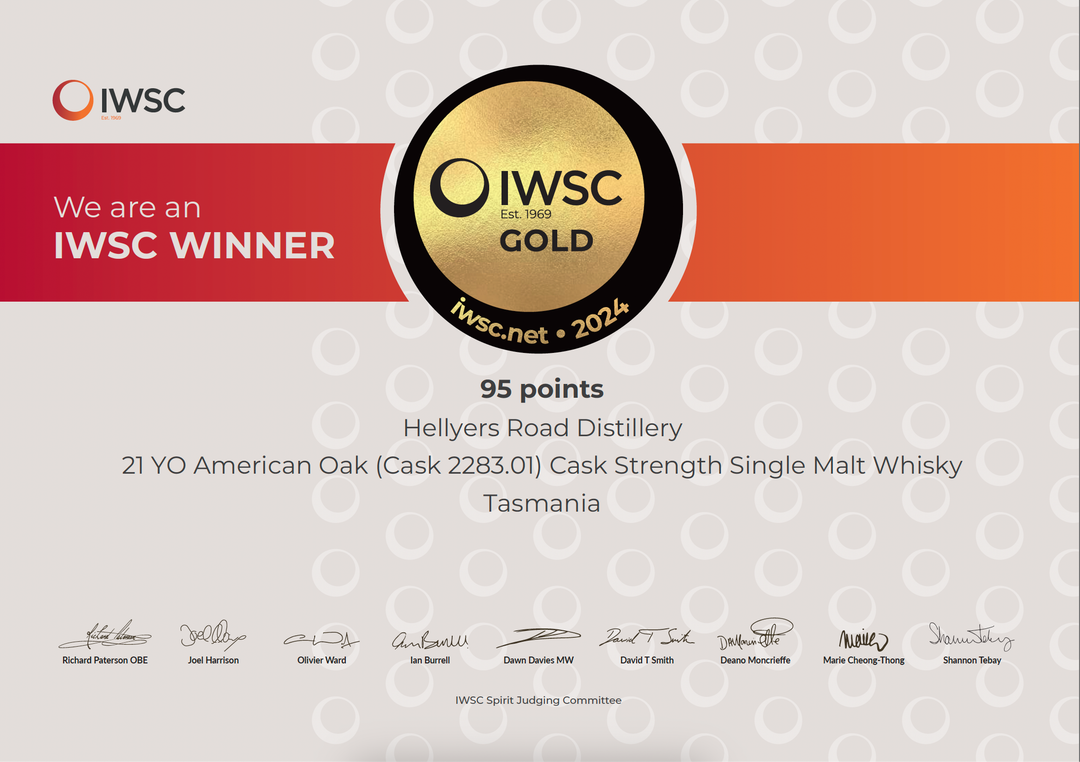 American Oak 21 Year Old Tasmanian Single Malt Whisky