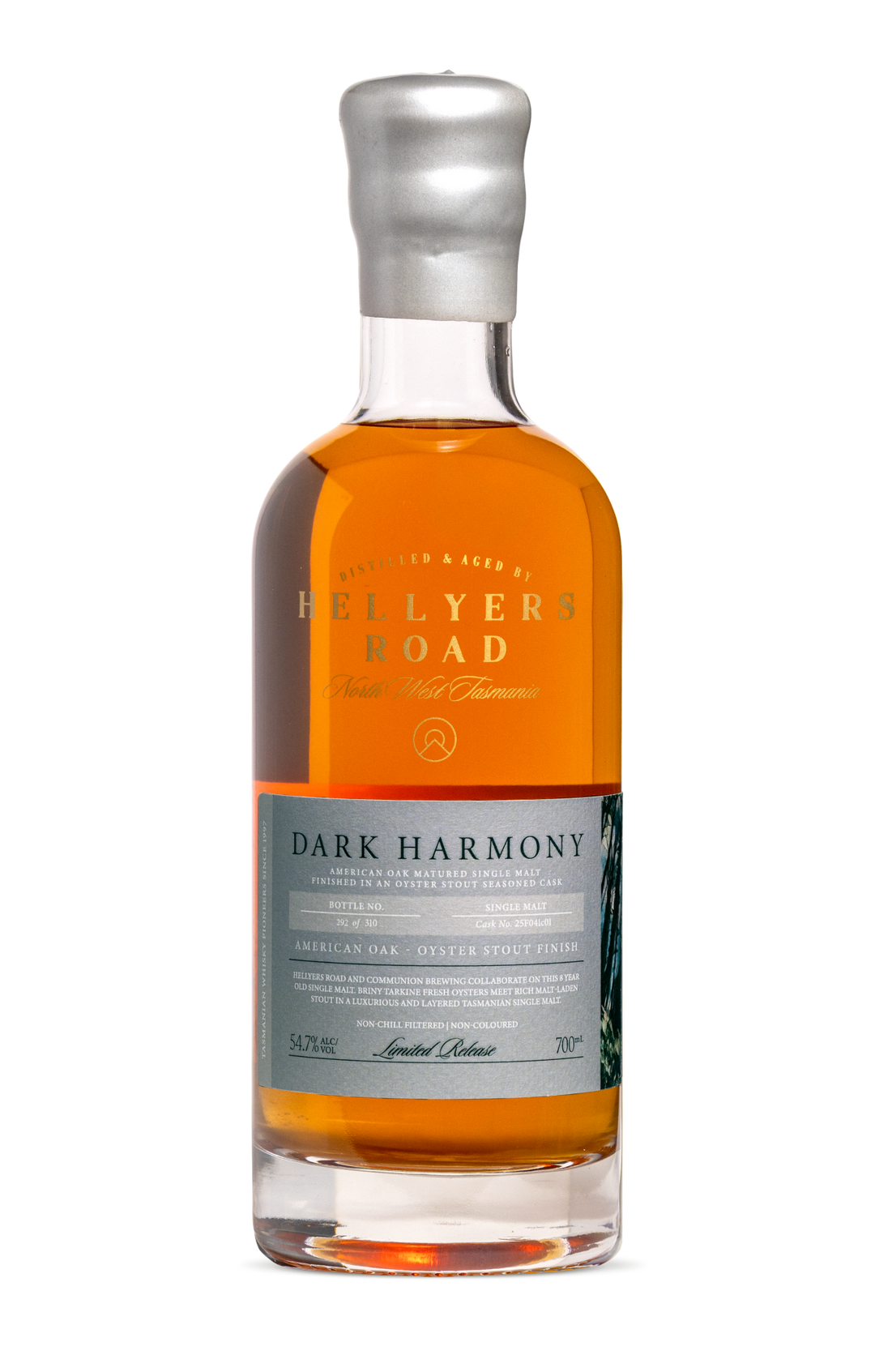 Dark Harmony No.4 Oyster Stout Finished American Oak Tasmanian Single Malt Whisky