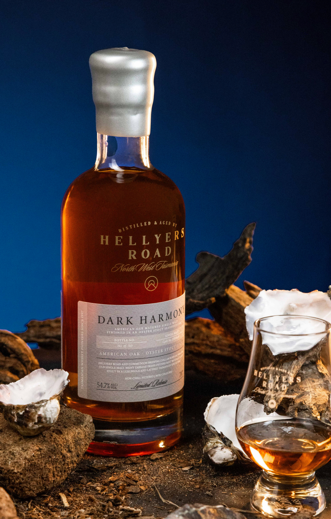 Dark Harmony No.4 Oyster Stout Finished American Oak Tasmanian Single Malt Whisky