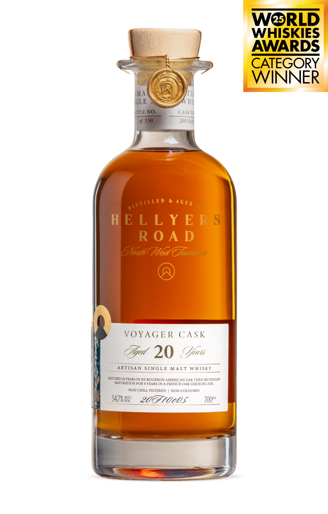 Voyager Cask 20 Year Old Tasmanian Single Malt Whisky