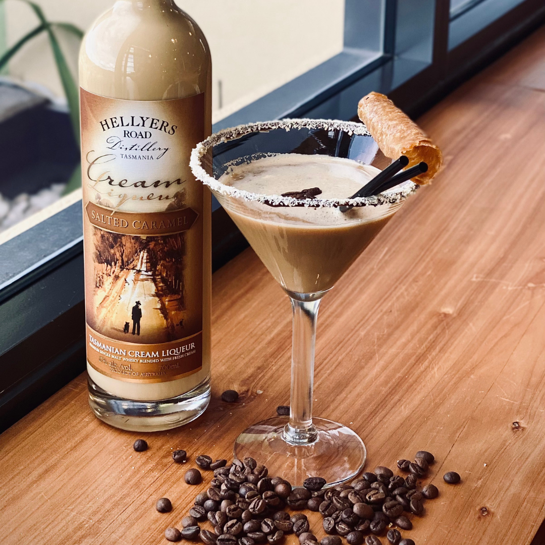 Hellspresso Martini cocktail by Hellyers Road Distillery