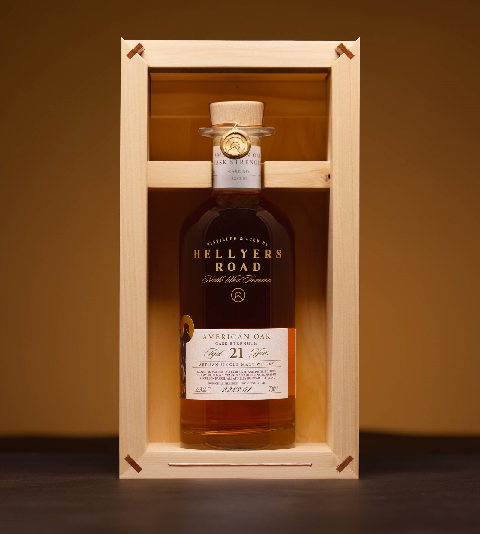 Hellyers Road American Oak 21 Year Old Single Malt Whisky Cask 2283.01