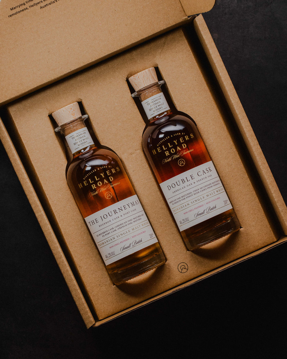 Double Cask & The Journeyman Tasmanian Single Malt Whisky 200mL Gift Pack