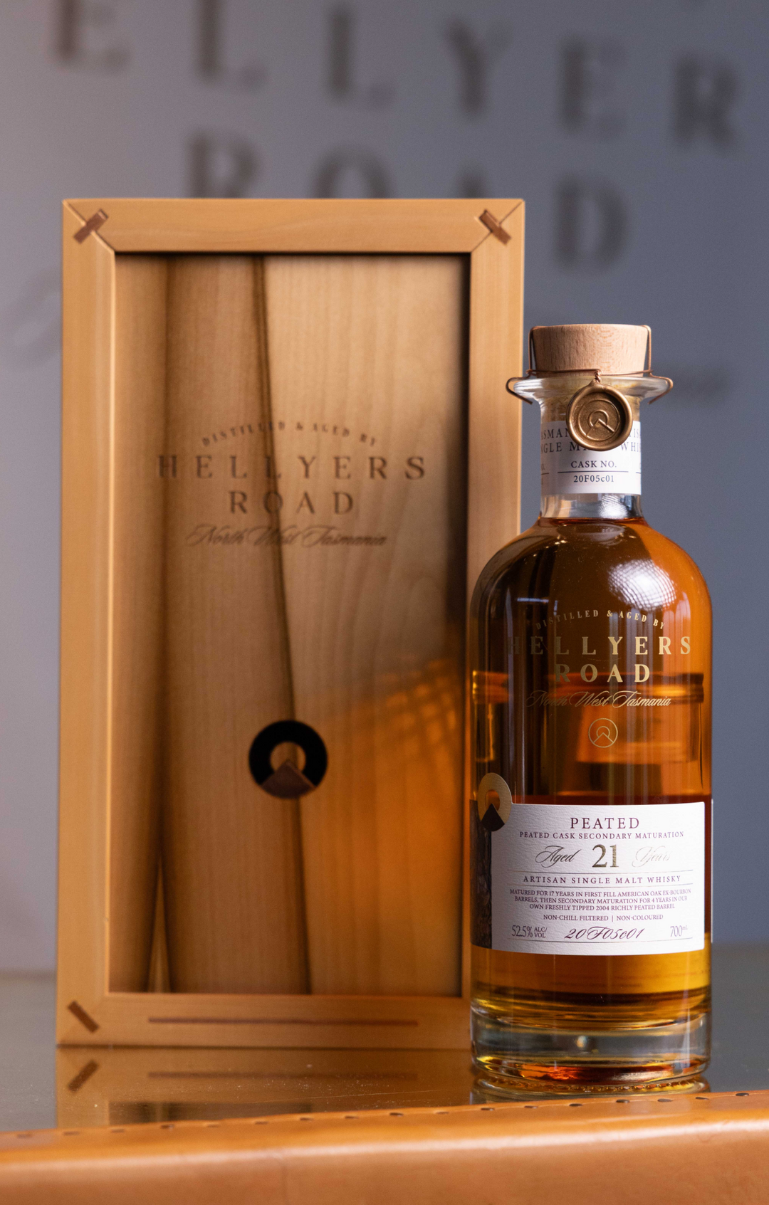 Peated Cask Finish 21 Year Old Tasmanian Single Malt Whisky