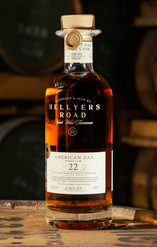 American Oak 22 Year Old Tasmanian Single Malt Whisky
