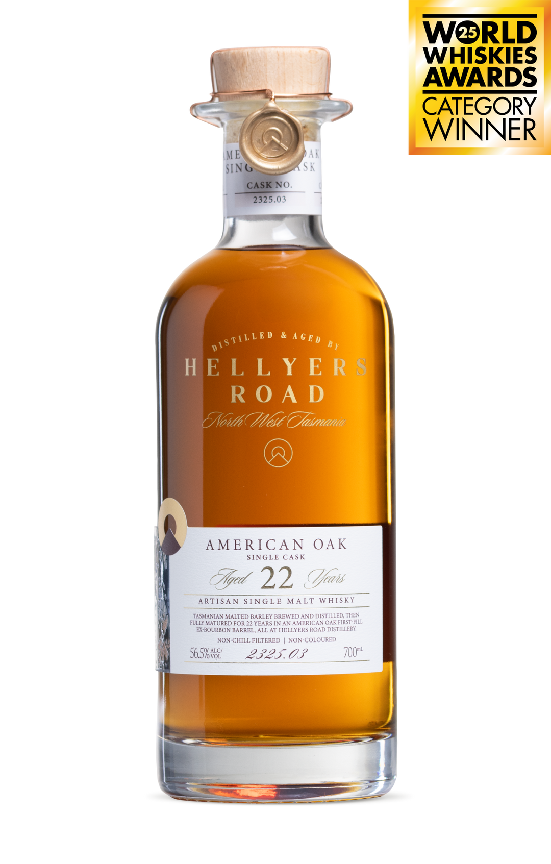 American Oak 22 Year Old Tasmanian Single Malt Whisky
