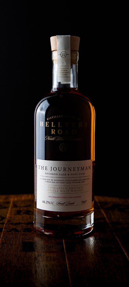 The Journeyman bourbon cask and port case - Tasmanian artisan single malt whiskey