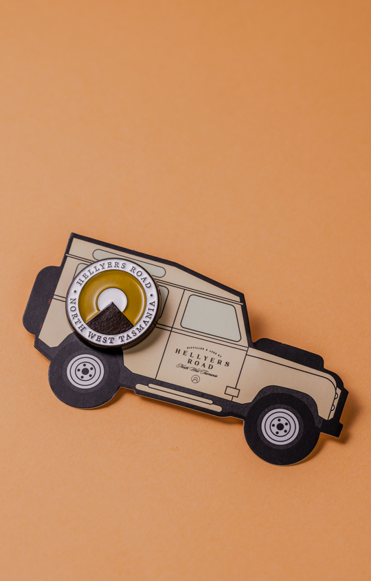 Hellyers Road Lapel Pin
