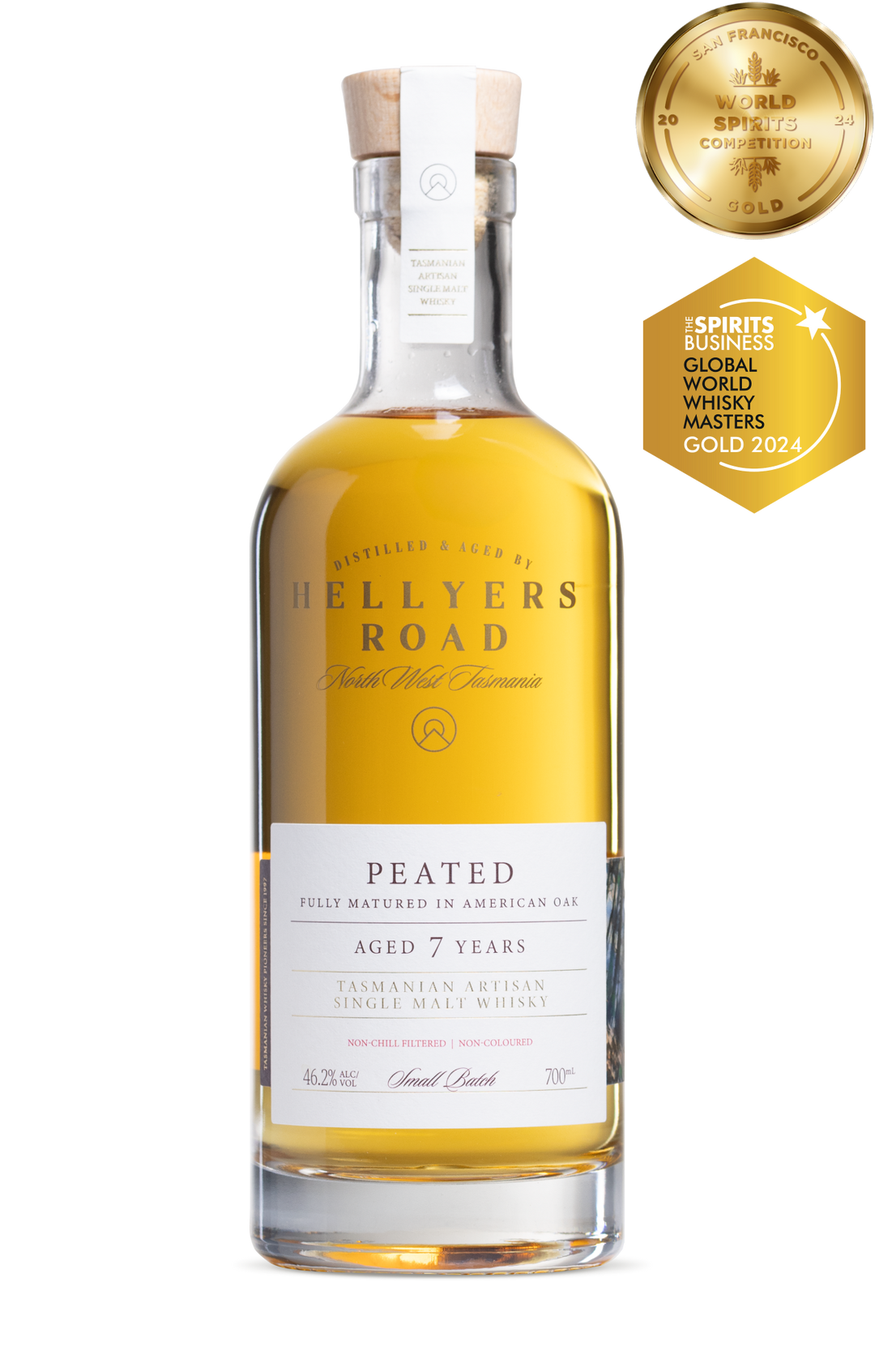 Peated 7 Year Old Tasmanian Single Malt Whisky