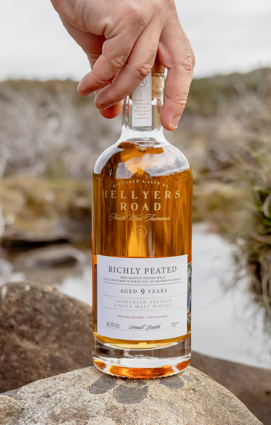 Richly Peated 9 Year Old Tasmanian Single Malt Whisky