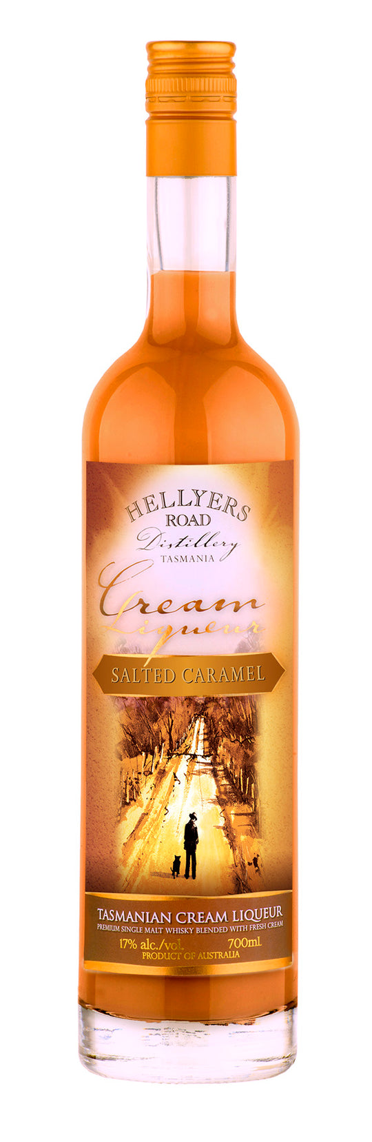 Hellyers Road Whisky Cream Liqueur - Salted Caramel 700mL
